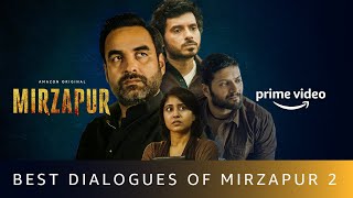 Best Dialogues of MIRZAPUR 2  Pankaj Tripathi Ali Fazal Divyenndu  Amazon Prime Video [upl. by Akeimahs4]