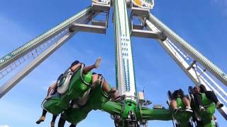 Insanity 360 Ride  LA County Fair  92715 SCURRED [upl. by Eylatan]