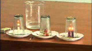 why does water rise in burning candle experiment [upl. by Anstice]