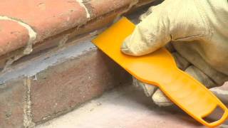 How to Repair Mortar Joints Between Bricks with QUIKRETE Mortar Joint Sealant [upl. by Oby]