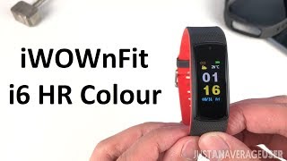 iWOWnFit i6 HR C  Colour Review [upl. by Wake]