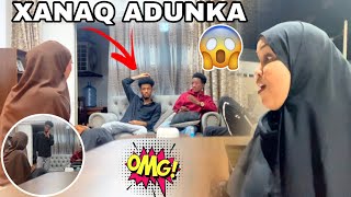 PRANK MAKE UP QALDAN OO AN KAYABSADAY KOKO CEYDA FADIL SALAX 😱 [upl. by Aysahc]