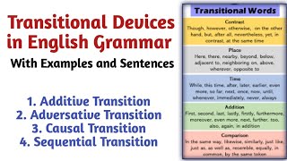 Transitional Devices  Transitional Devices in English  Transitional Devices in Urdu and Hindi [upl. by Stevie]