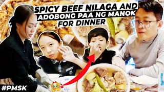 A DAY IN MY LIFE  FILIPINO STYLE DINNER FOR MY KOREAN FAMILY  PERFECT ANG LASA  pmsk [upl. by Yaker]