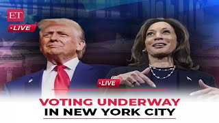 LIVE  US Elections 2024 New York City votes Live coverage from Brooklyn museum [upl. by Drandell]