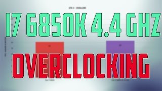 Intel i7 6850K OVERCLOCK  REVIEW BENCHMARK  Overclocking GAMING TESTS Win 10 [upl. by Wymore]