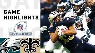 Eagles vs Saints Divisional Round Highlights  NFL 2018 Playoffs [upl. by Bogosian]