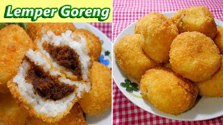 Resep Lemper Goreng Abon  Enak dan Gurih [upl. by Augustine]