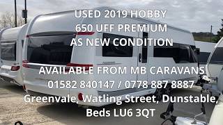 2019 Hobby 650 UFF Premium used [upl. by Afaw]