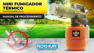 Cómo poner en marcha mini fumigador SUPER 2000 GOLD RH Vector [upl. by Lewse]