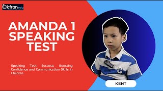 Kents Speaking Test Amanda 1 [upl. by Perusse]