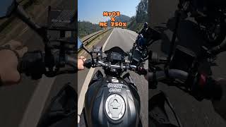 Mt03 X nc 750x motovideo motovlog mt03 [upl. by Aiepoissac]