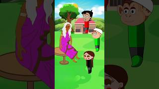 তুমি কাঁদছো কেনো । Bangla cartoon। Bhuter cartoon। mojar cartoon। Rupkothar Golpo। Tuni shorts [upl. by Sirtaeb504]