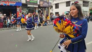 BASTONERAS DE EDUCANDO ECUADOR  desfile en carapungo [upl. by Nemajneb]