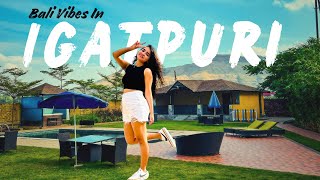 Experience Bali vibes in Igatpuris tropical retreat luxury spa and resort  Best resort in Igatpuri [upl. by Eilsil]