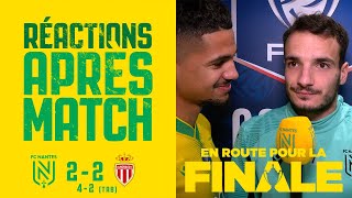 FC Nantes  AS Monaco  la réaction des joueurs [upl. by Metabel203]