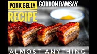 How to Cook Pork Belly Making Chicken stock Recipe By Gordon Ramsay  Almost Anything [upl. by Erodisi]