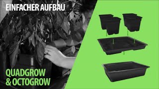 Nutriculture Hydrokultur Systeme  Quadgrow amp Octogrow [upl. by Sollie]