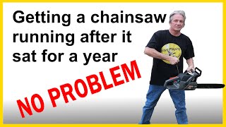 How to fix a chainsaw that wont start after sitting a long time [upl. by Musser]