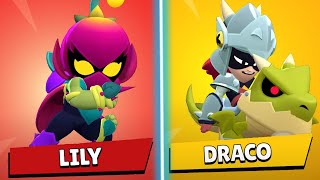 2 YENİ KARAKTER DRACO ve Lily  Godzilla  MUTASYONLAR ÜCRETSİZ LİNK VEE  Brawl Stars Brawl Talk [upl. by Ysabel]