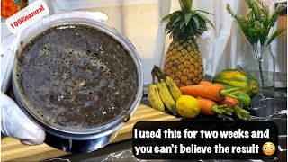 DIY fruity black soap natural skin polish prime side [upl. by Enelyw]