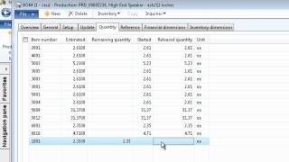 Microsoft Dynamics AX 2012 Production  Sub Contractor Work Overview [upl. by Milore]