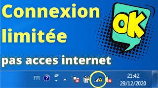 wifi connecté mais pas internet android  accès wifi limité  limited access WiFi [upl. by Oneg]