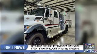 Brookings Fire receives Fire Engine from Oregon State Fire Marshal [upl. by Keely]