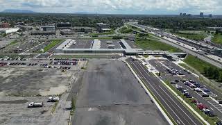 REM de Montréal  Station Panama vue de drone [upl. by Noletta394]