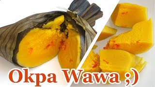 How to Cook Okpa Okpa di Oku Okpa Wawa  Flo Chinyere [upl. by Nickerson618]