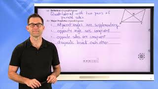 NGen Math GeometryUnit 6Lesson 4Parallelograms  Day 2 [upl. by Cyprus]