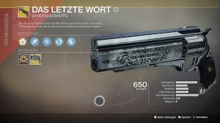 Destiny 2702 Quest Beschmutztes Licht Das Gespräch  Das Letzte Wort abholen HDPS4 [upl. by Jill]