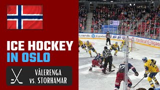 Ice Hockey in Oslo Norway Vålerenga v Storhamar [upl. by Archaimbaud479]