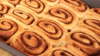 Homemade Cinnamon Rolls Recipe  Laura Vitale  Laura in the Kitchen Episode 300 [upl. by Idnyc]