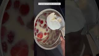 Strawberry Milkshake  Strawberry Ice Cream Milkshake  Milkshake Recipe Niha30 [upl. by Aicirtan]