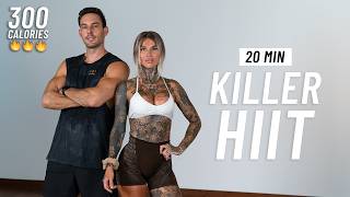 20 MIN CARDIO HIIT WORKOUT  Full Body No Equipment No Repeats [upl. by Plath277]