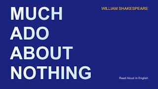 Much Ado About Nothing by William Shakespeare  Full Audiobook with Synced Subtitles [upl. by Berl]