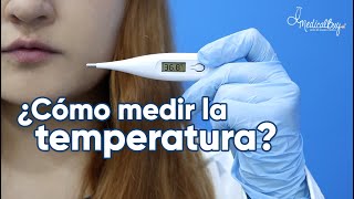 ¿Cómo medir la temperatura con un termómetro digital [upl. by Deery]