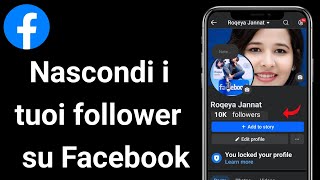 Come nascondere lelenco dei follower su Facebook 2024 [upl. by Naletak]