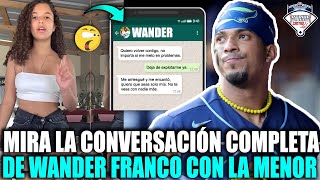 WANDER FRANCO envío PELIGROSO Mensaje a la MENOR que ABUSÓ MIRA LO QUE DIJO  MLB [upl. by Jenkel]