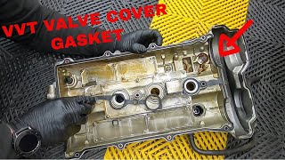 VVT VALVE COVER GASKET REPLACEMENT  MX5 HOW TO [upl. by Aivatnwahs]