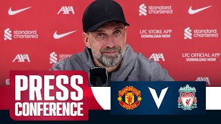 Jurgen Klopp PreMatch Press Conference  Manchester United v Liverpool [upl. by Milinda]