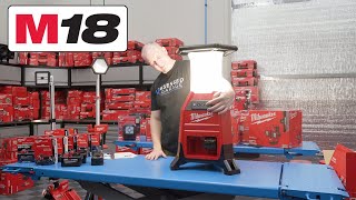 Milwaukee Cordless Unboxing M18 Lights [upl. by Ttenyl]