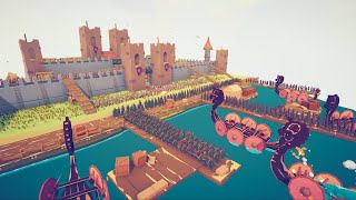 CAN MEDIEVAL ARMY PROTECT KING  Totally Accurate Battle Simulator TABS [upl. by Oruntha]