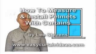 Measure For Pelmets and Curtains [upl. by Silvana]