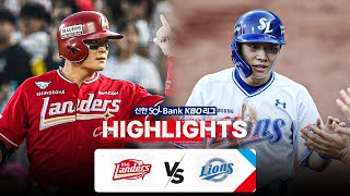 KBO 하이라이트 83 SSG vs 삼성  2024 신한 SOL뱅크 KBO 리그  야구 [upl. by Dnalyk]