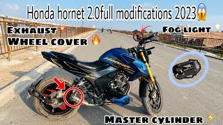 Honda hornet 20 full modificationbike modification in india honda hornet modified bike [upl. by Enyale19]