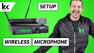 How To Setup A Wireless Microphone [upl. by Oirasor767]