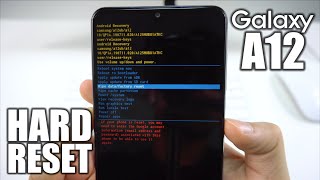 How To Reset Samsung Galaxy A12  Hard Reset [upl. by Artaed295]