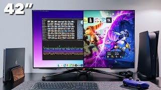 ASUS 42” OLED Review  A Perfect Monitor [upl. by Llenrub]